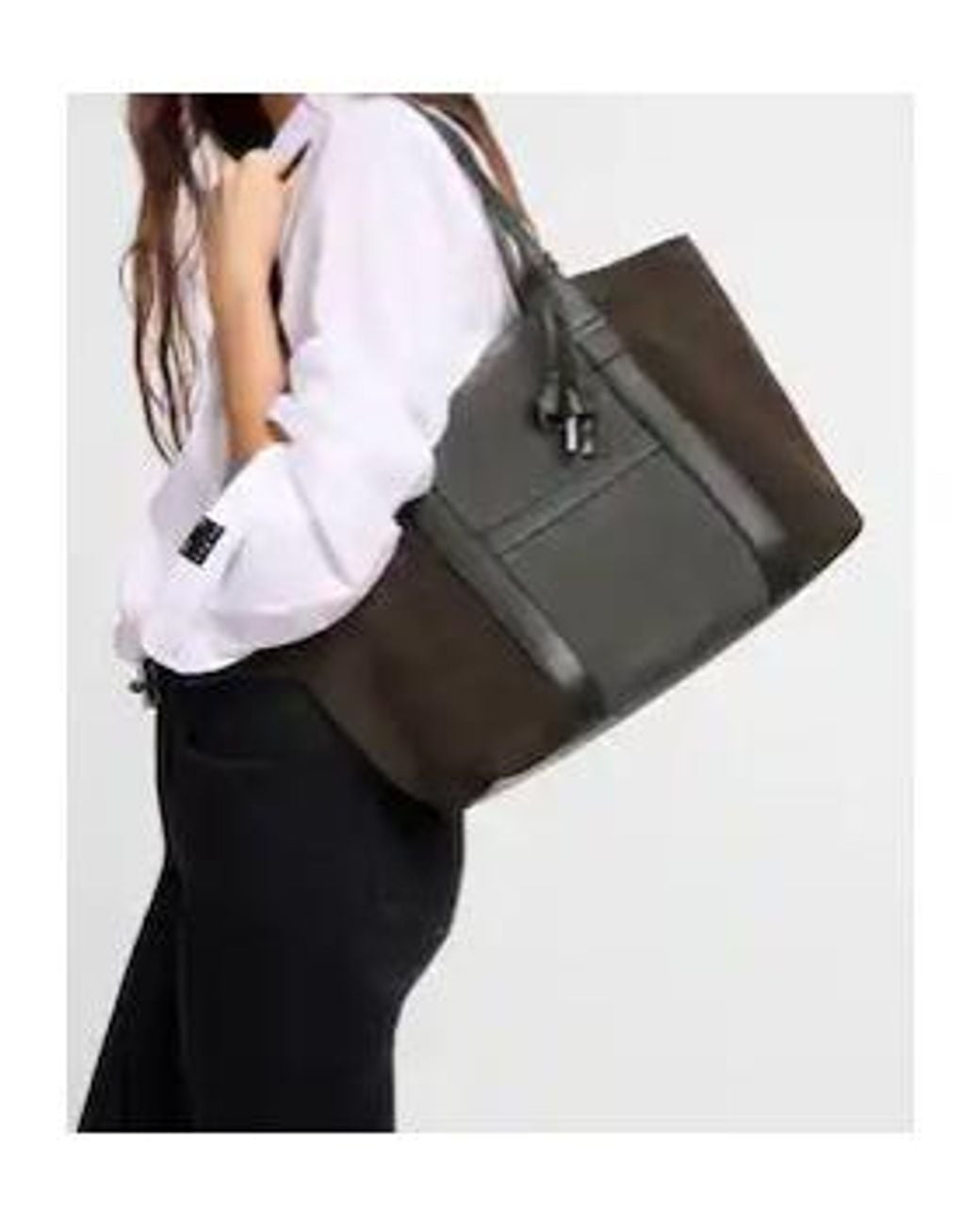 Hogan Black Palissandro Medium Tote Bag