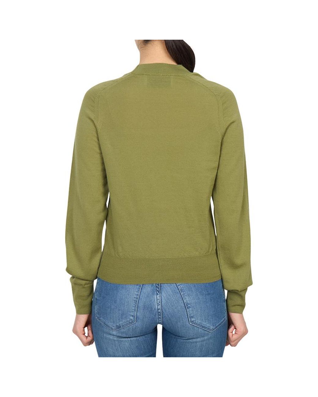 AMI Gray Long-Sleeved Knitwear