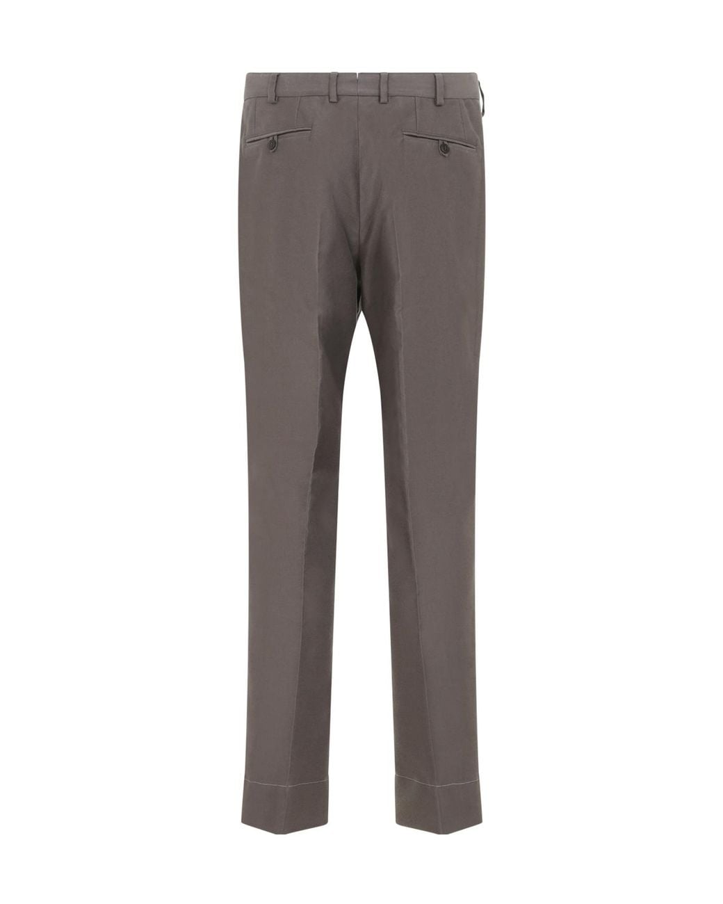 Brioni Gray Pienza Straight-Leg Pants for men