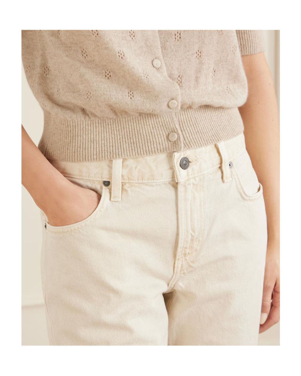 Citizens of Humanity White Faye Jeans