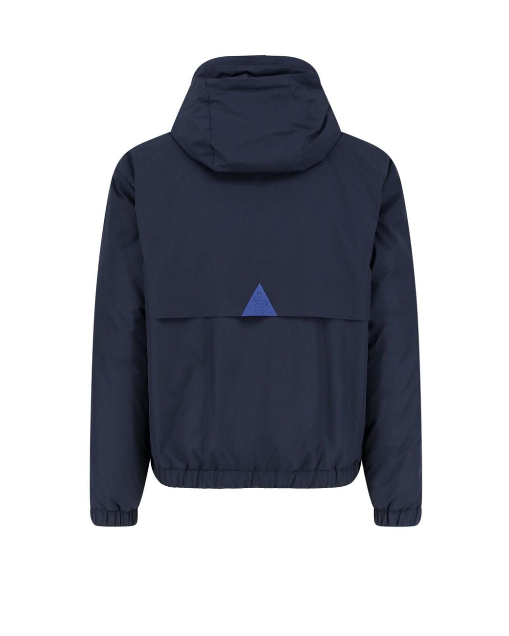 Moncler Blue Grenoble Logo Patch Reversible Jacket for men