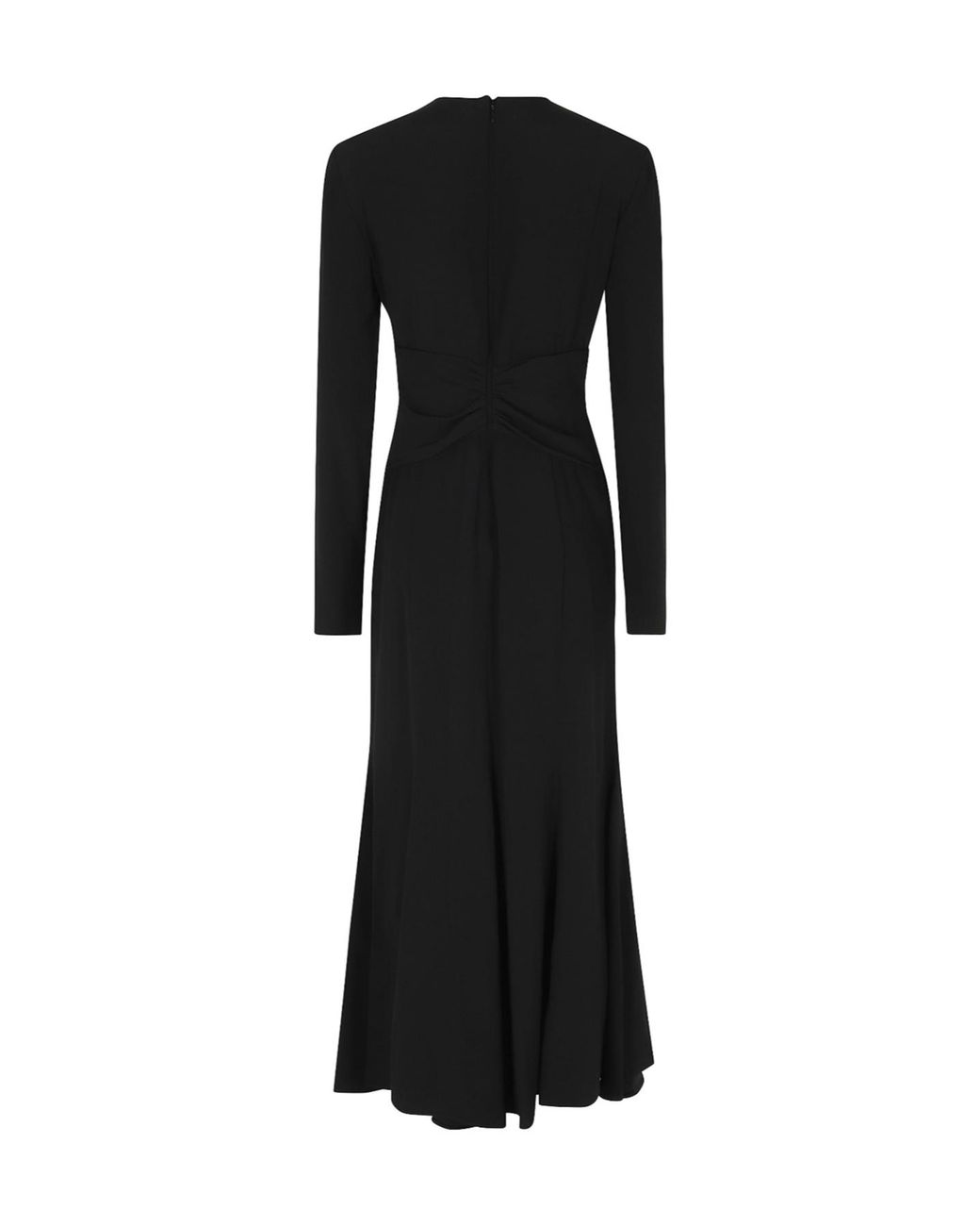 Alberta Ferretti Black Long-Sleeved Dress