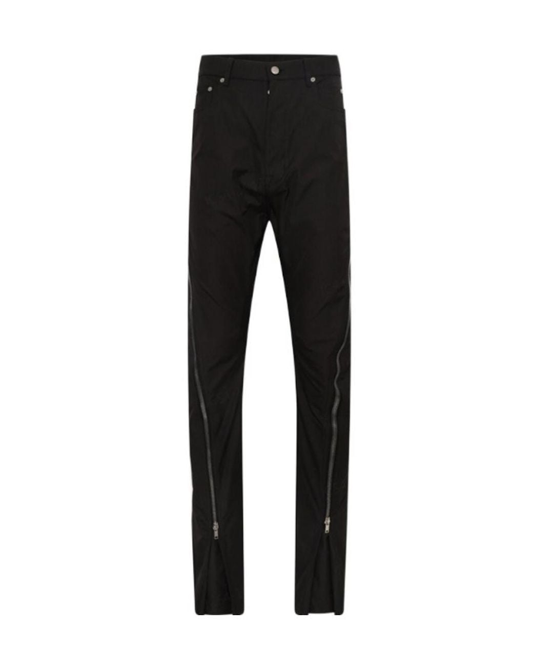 Rick Owens Black Bolan Banana Flared Trousers for men