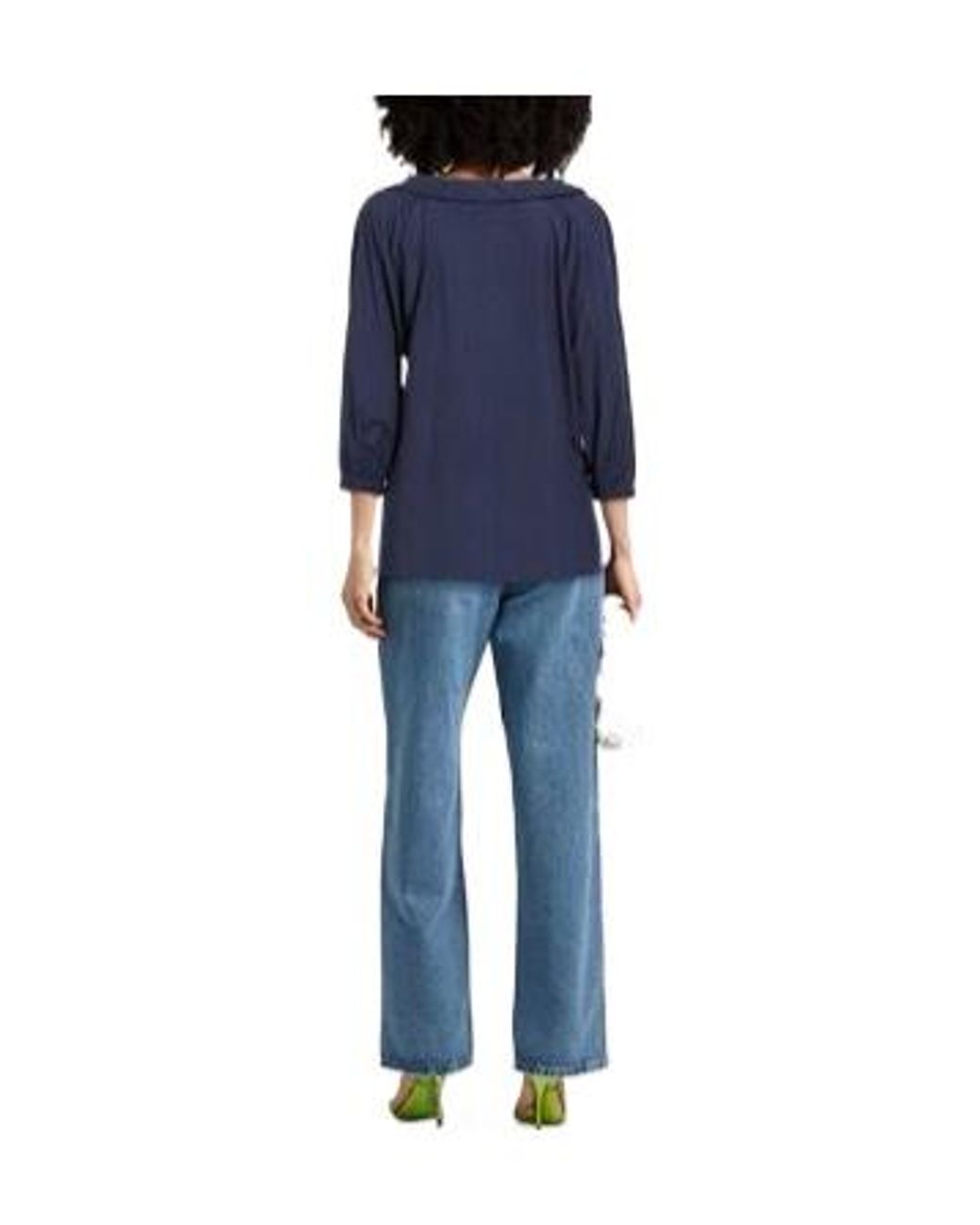 Marni Blue Plain Colour Tops