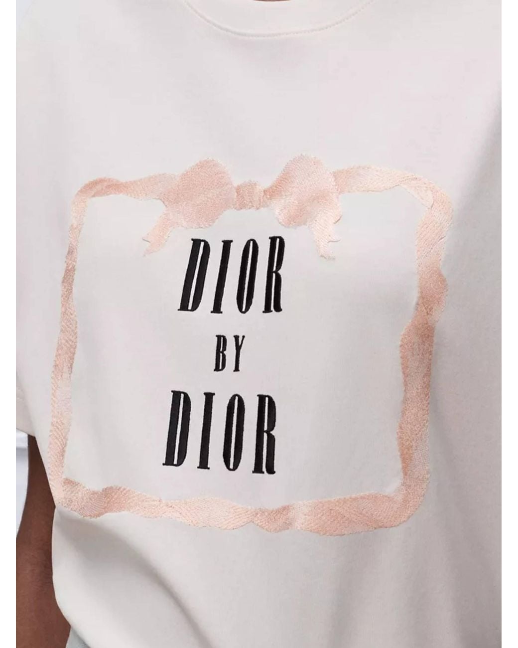 Dior White Book Cover Boxy T-Shirt