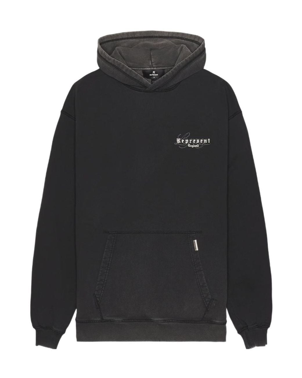 Represent Black Legacy Overprinted Hoodie for men