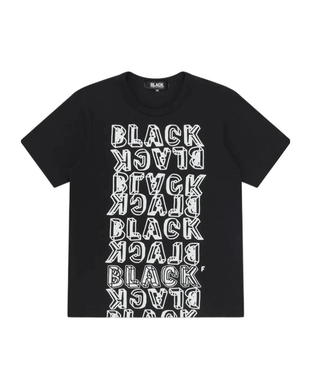 Comme des Garçons Black Layered-Print T-Shirt for men