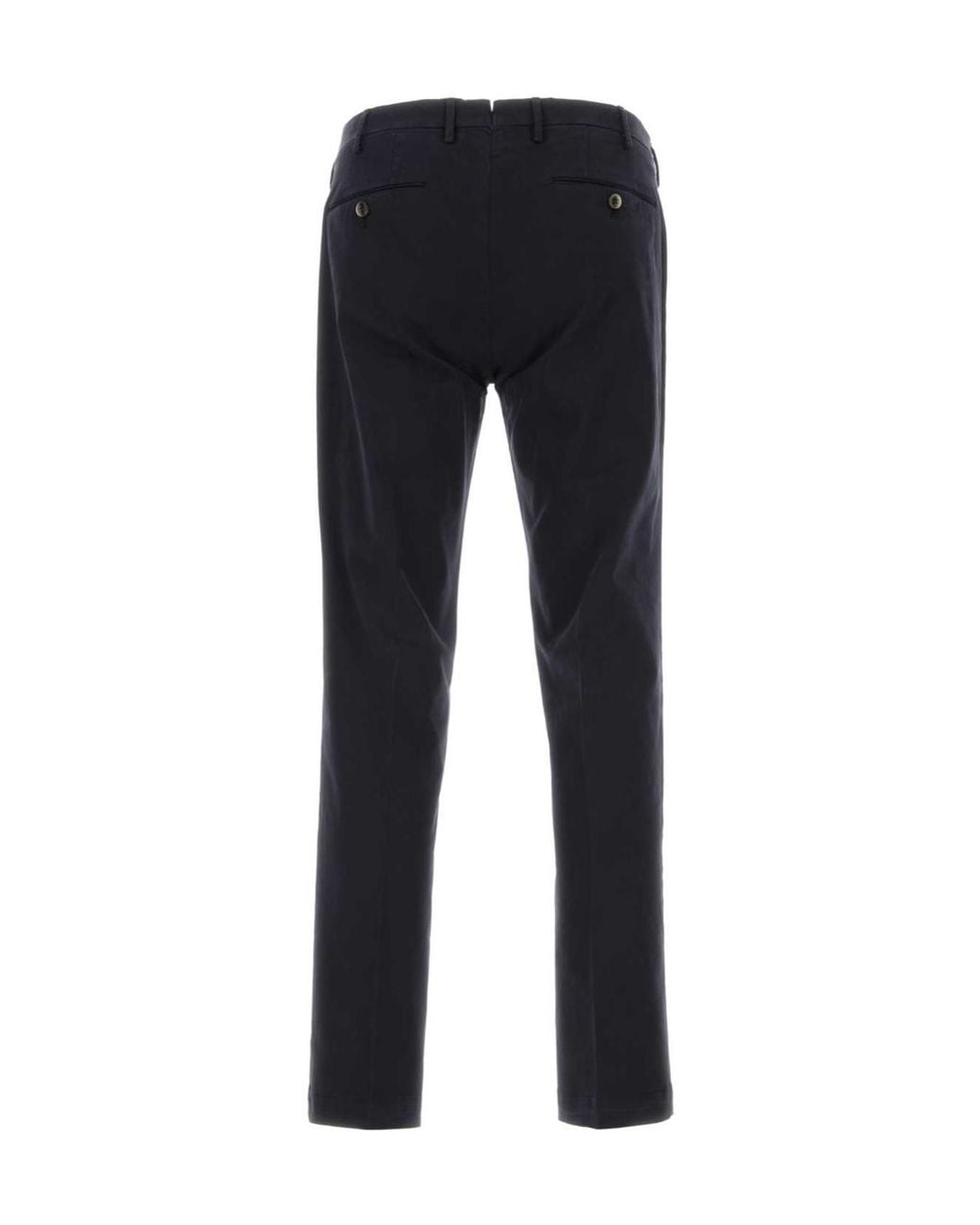 Pt Pantaloni Blue Pt Torino Mid-Rise Slim Cut Trousers for men