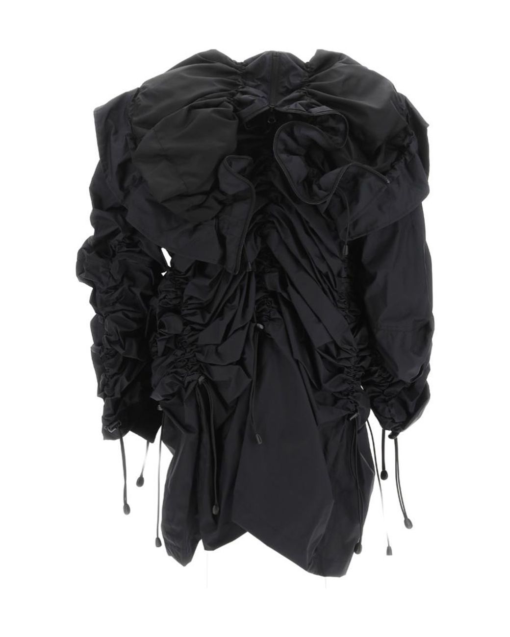 Junya Watanabe Black Long-Sleeve Casual Jacket