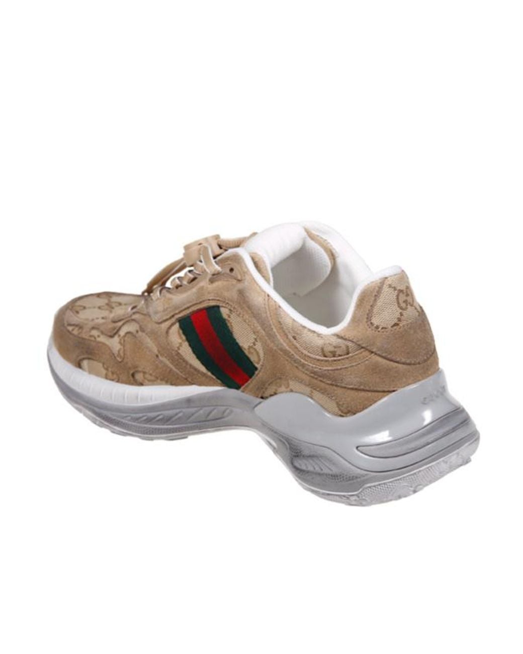 Gucci Brown 2.0 Lace-Up Trainers for men