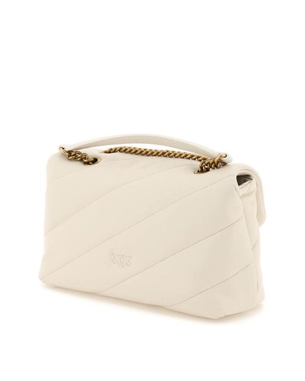 Pinko Natural Love Classic Puff Maxi Quilted Shoulder Bag