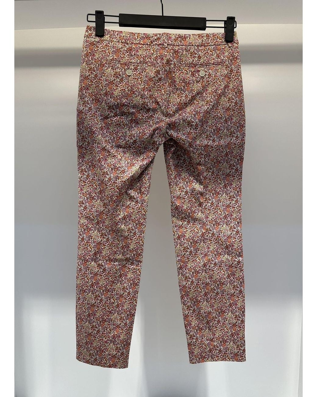 Weekend by Maxmara White Flower Casual Pants