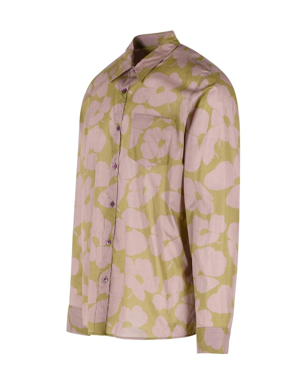 Dries Van Noten Brown Corbino Shirt for men