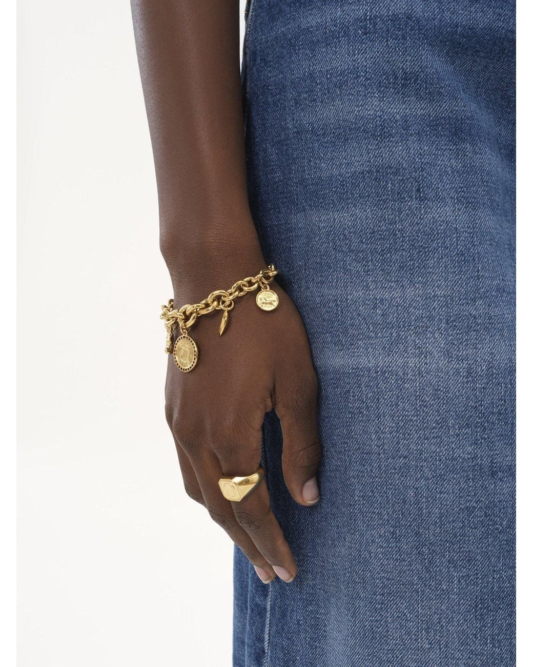 Chloé Metallic Chloé The Chloé Charms Ring