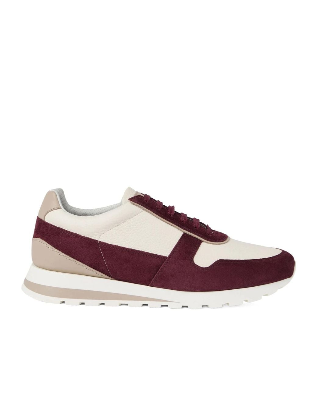 Brunello Cucinelli Purple Suede Sneakers for men