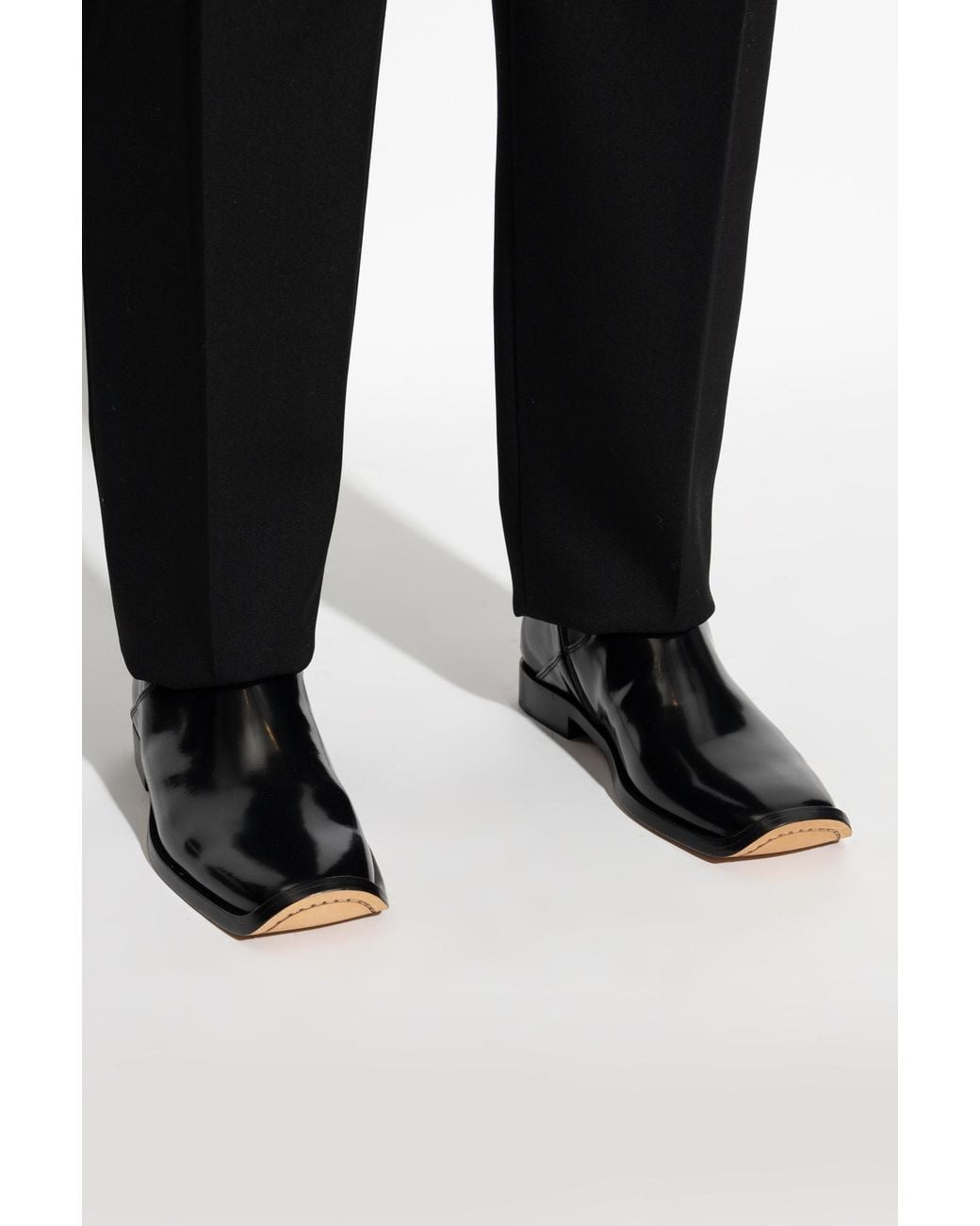 Bottega Veneta Black Chelsea Boots for men
