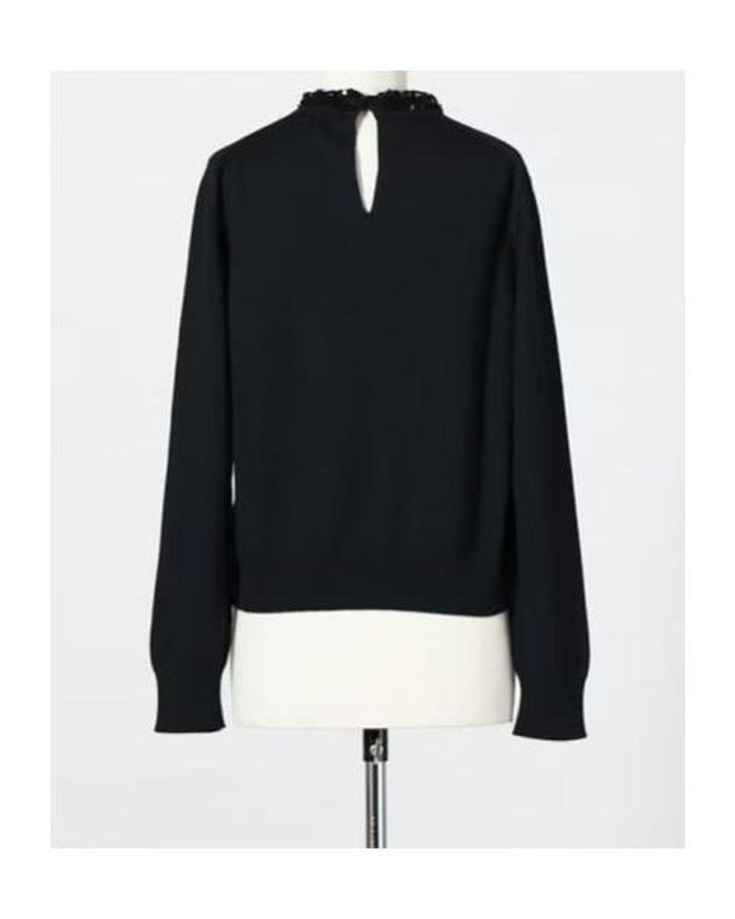 Jil Sander Black Long-Sleeved Sweater