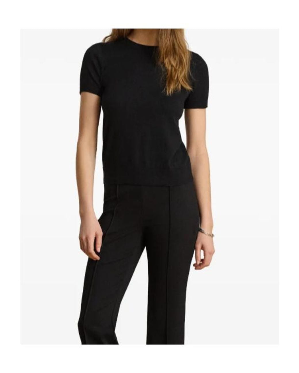 Ralph Lauren Black Lauren Short-Sleeve Sweater