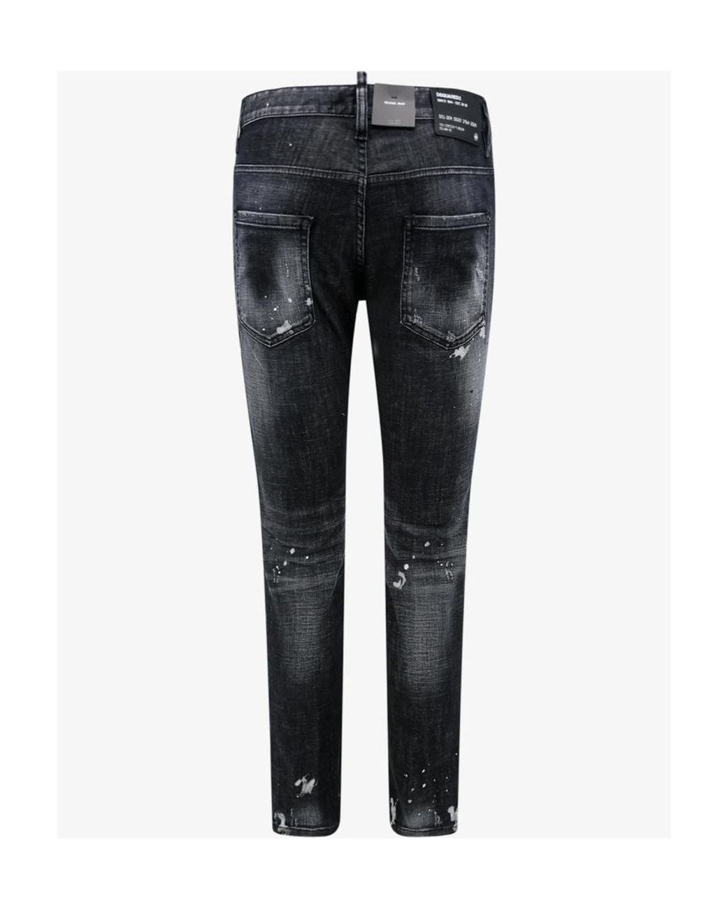 DSquared² Gray Skater Slim-Fit Jeans for men