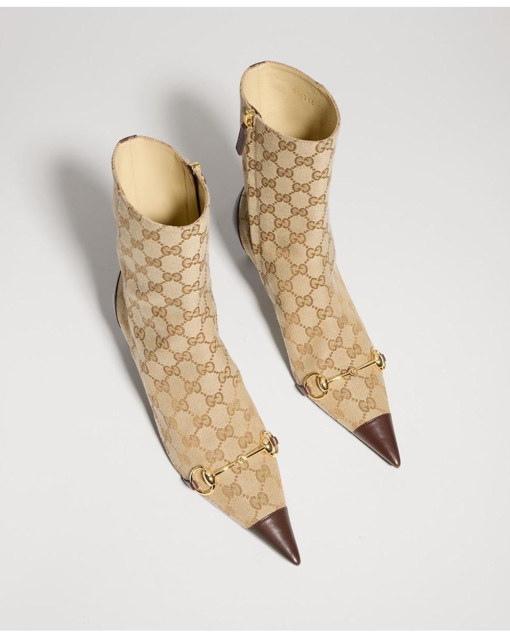 Gucci Natural Donna Horsebit Bootie