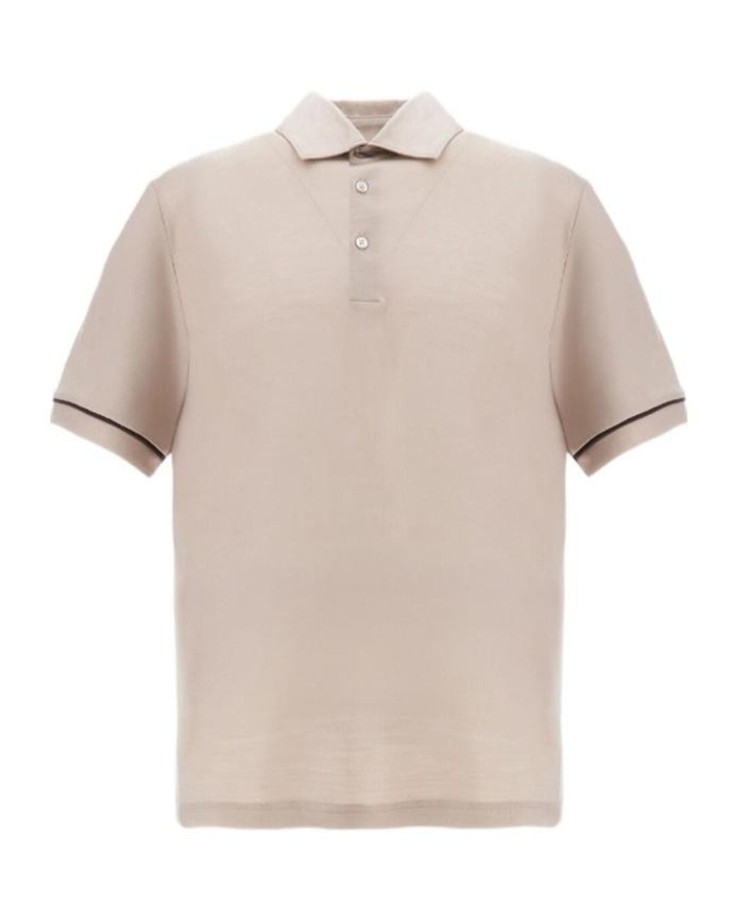 Herno White Resort Wool Polo Shirt for men