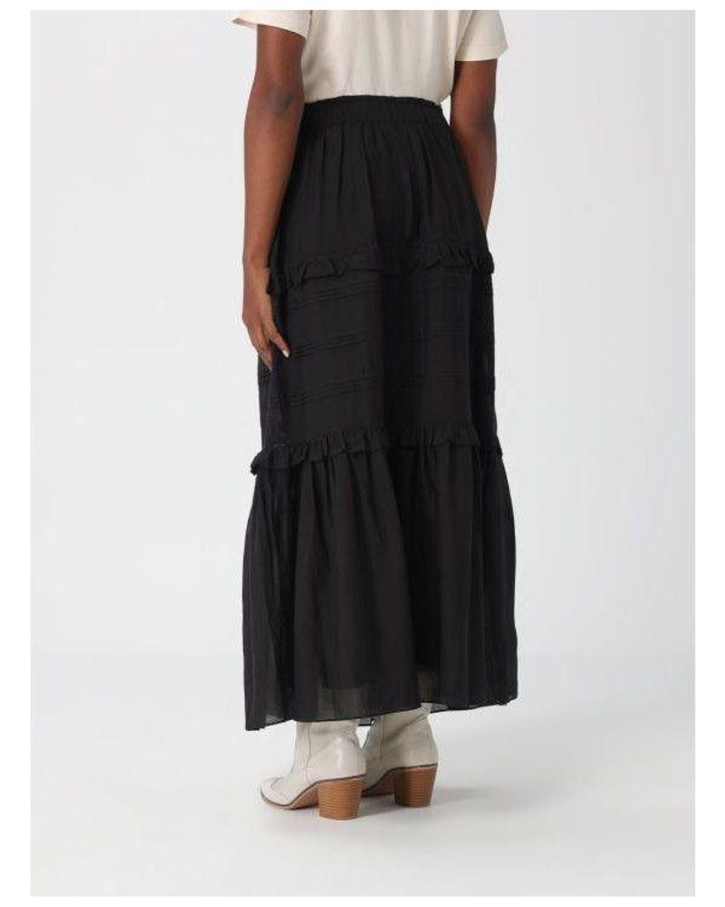 Isabel Marant Black Isabel Marant Étoile Flounced Skirt