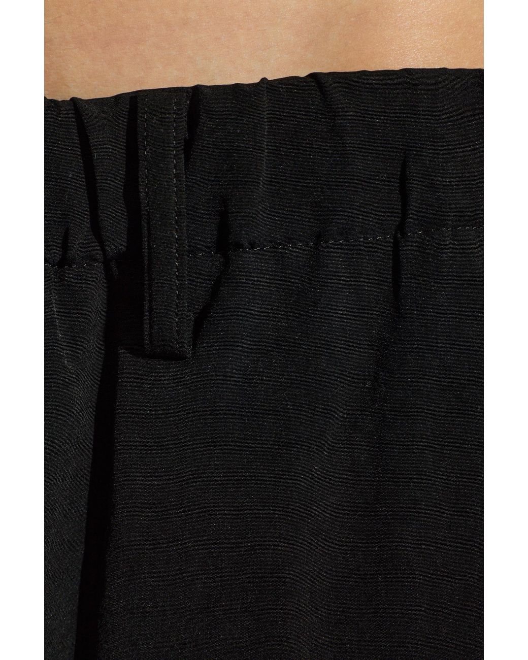 Yohji Yamamoto Black Ta Tuxedo Double Stitch Elastic Pants for men