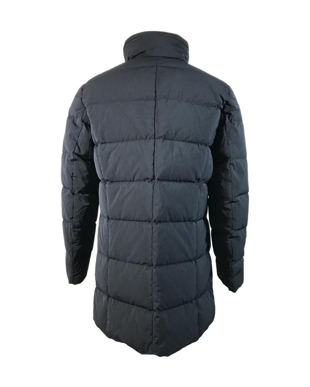 Armani Collezioni Blue Zipper Down Jacket for men