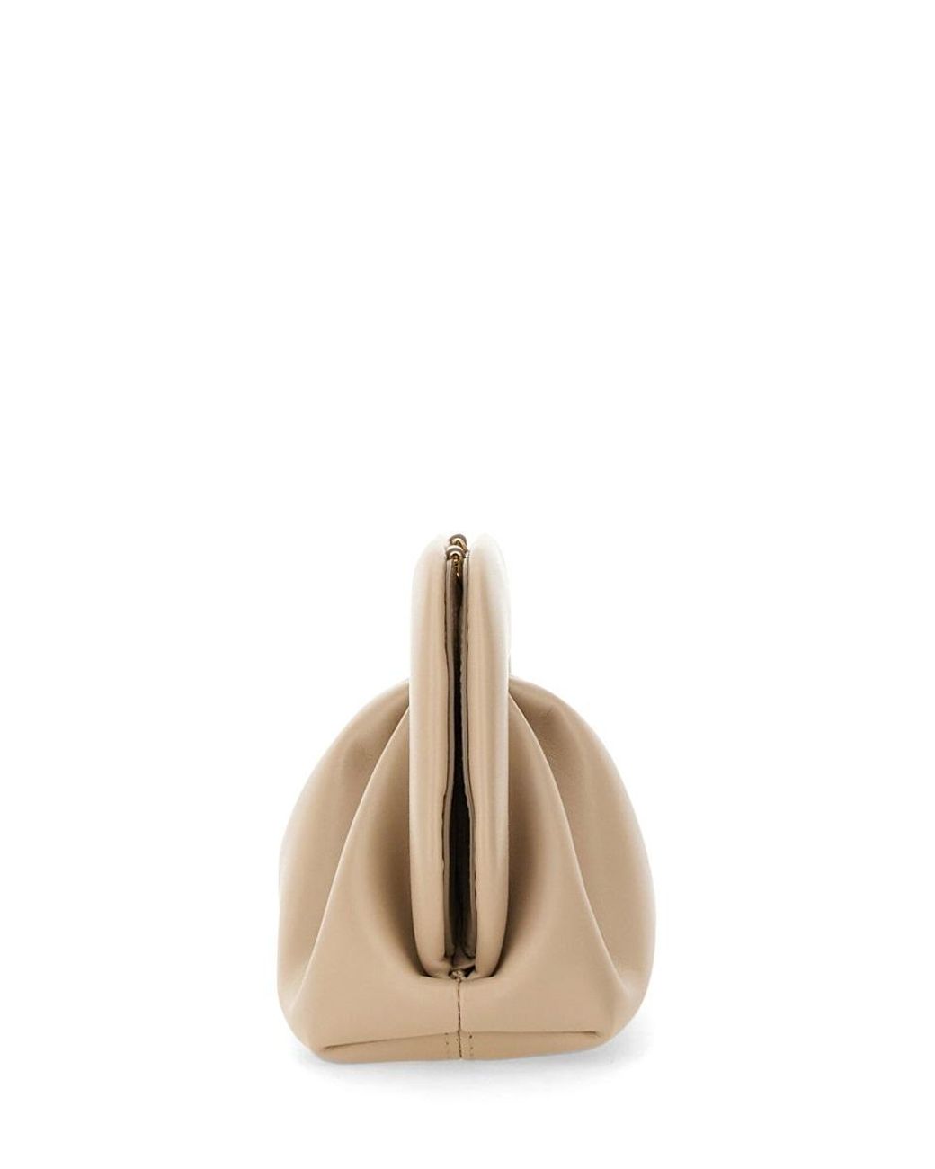 THEMOIRÈ Natural Gea Gathered Clutch Bag