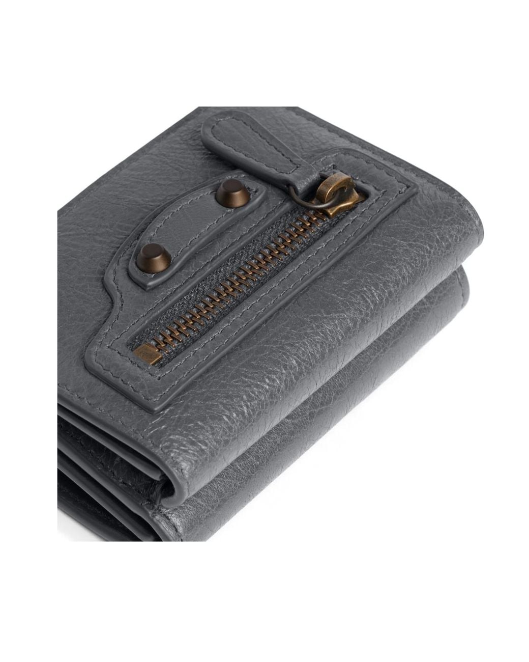 Balenciaga Gray Le City Mini Wallet