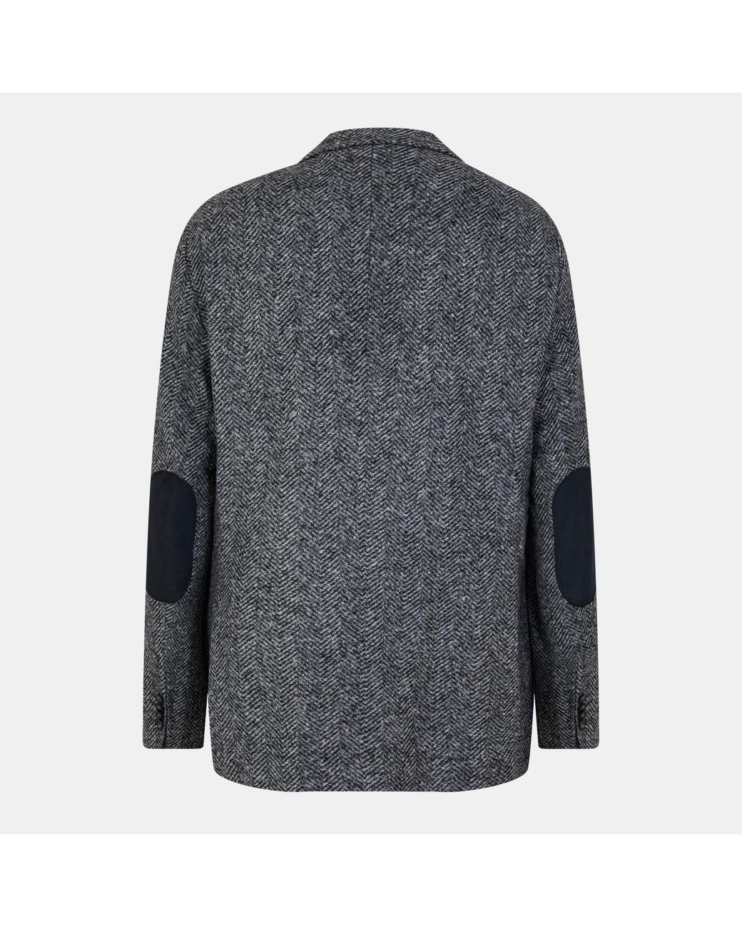 Boss Gray Single-Breasted Blazer for men