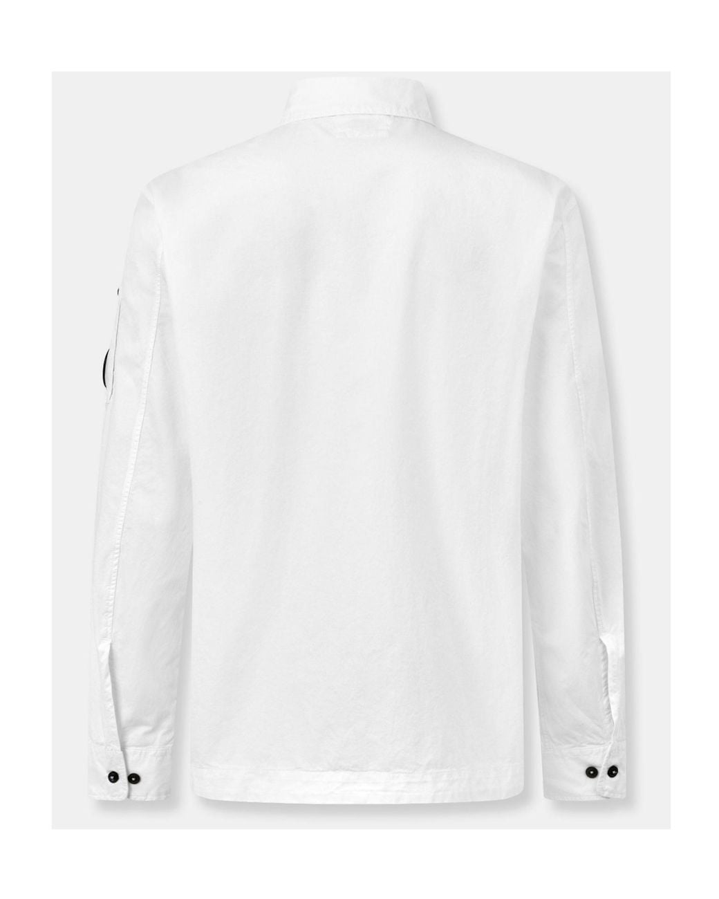 C P Company White Overshirt for men