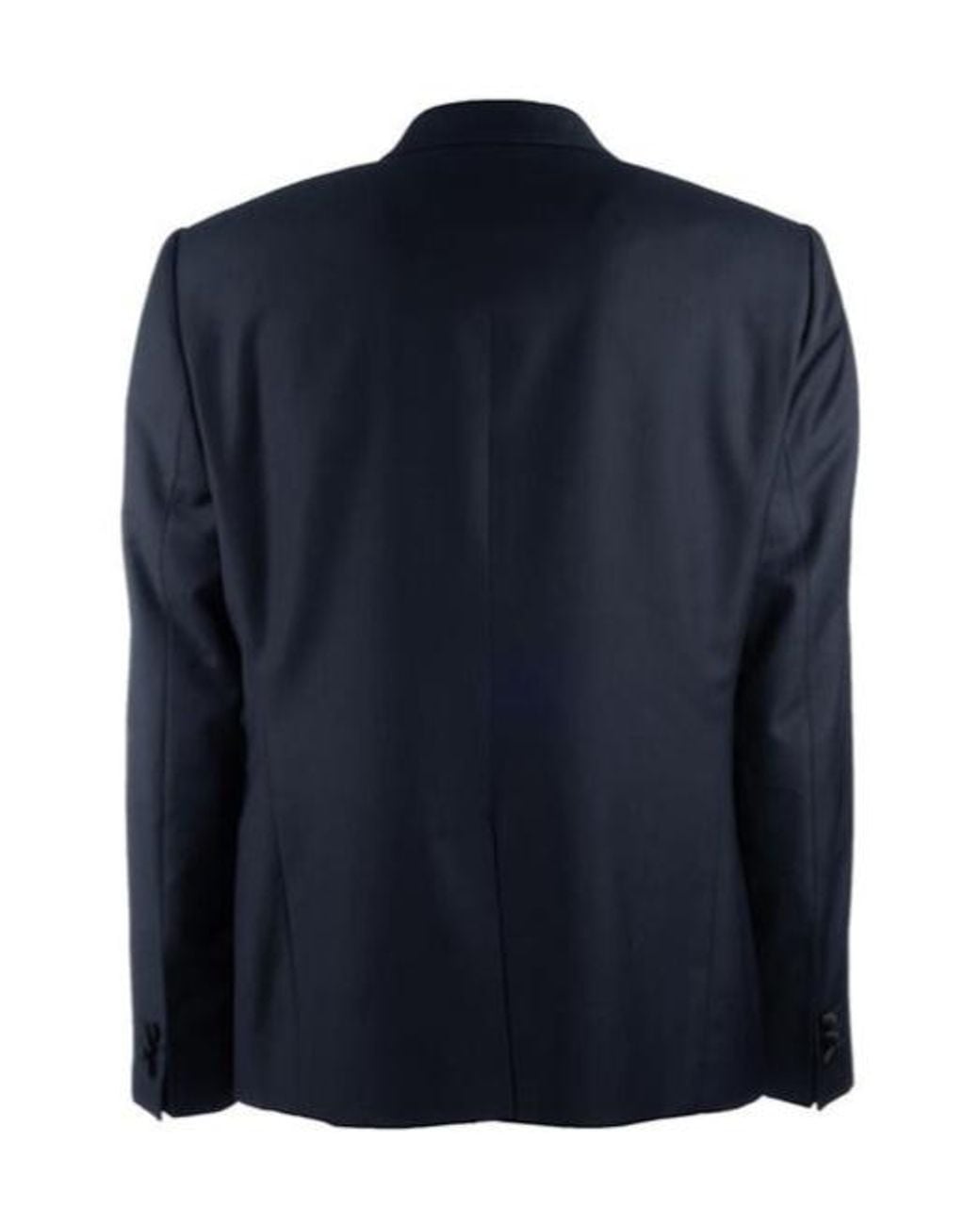 Emporio Armani Blue Virgin Wool Blazer for men
