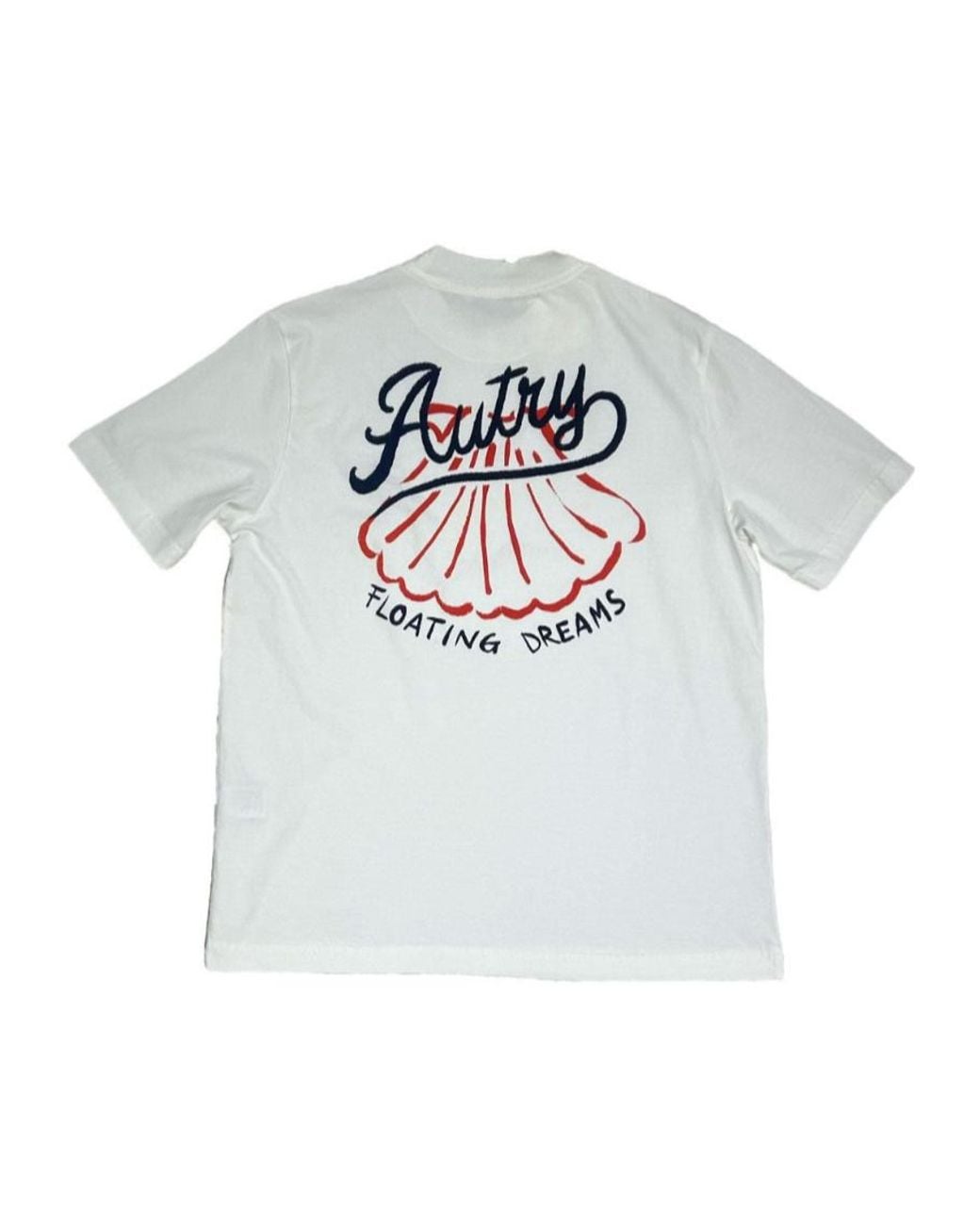 Autry Gray Logo Printed Crewneck T-Shirt for men