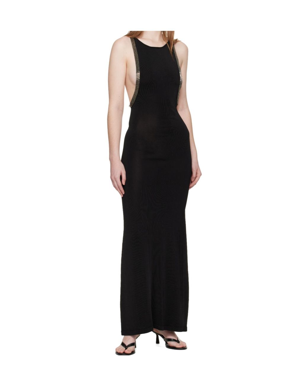 AYA MUSE Black Luz Sleeveless Maxi Dress
