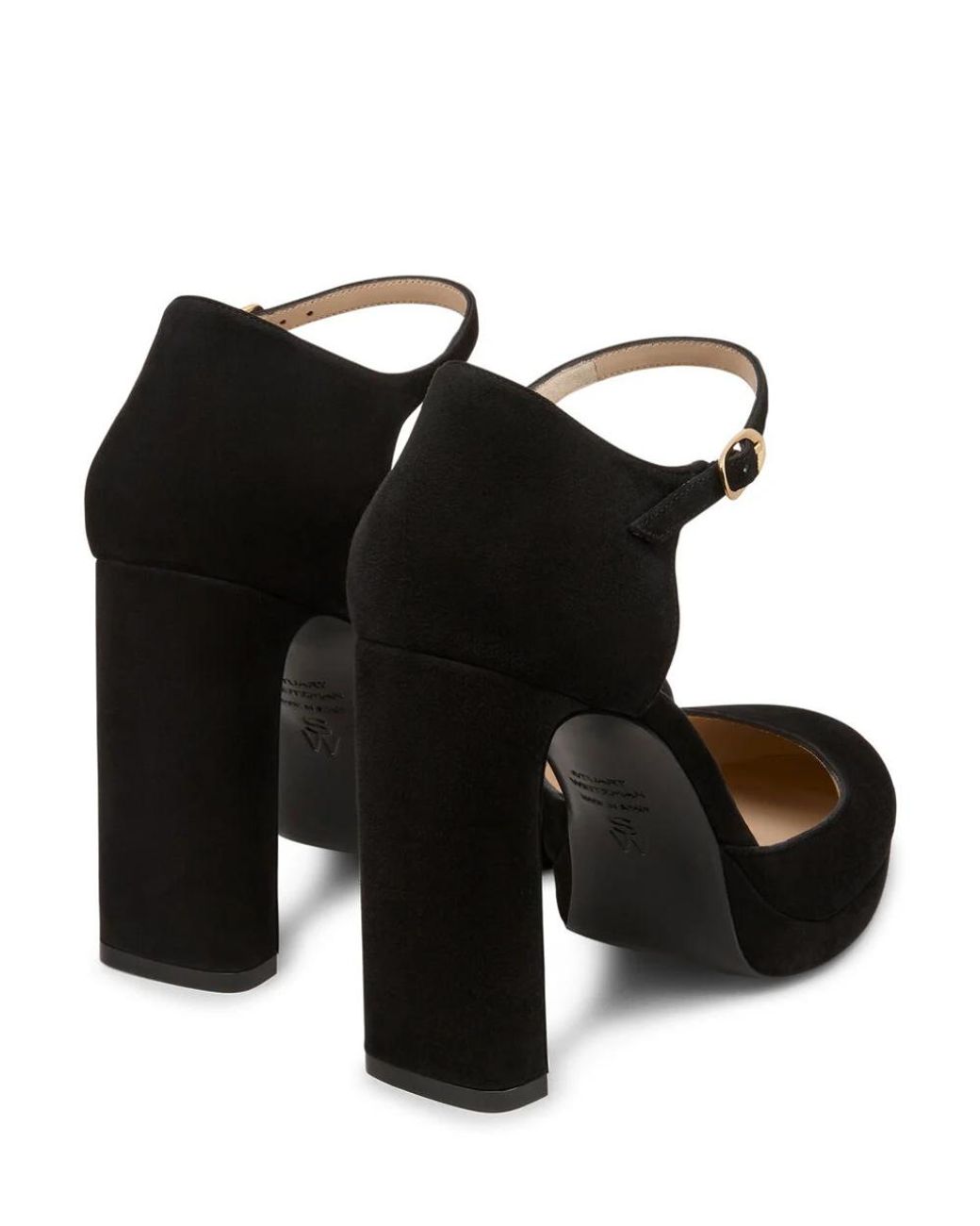Stuart Weitzman Black Babette Platform Pump