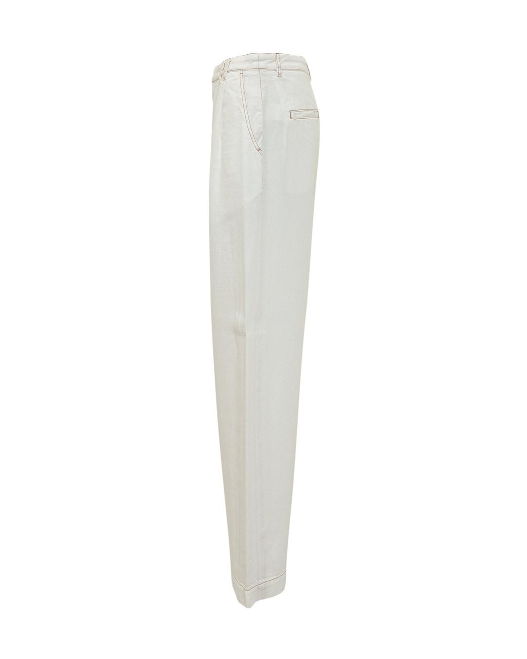 DARKPARK White Straight-Leg Trousers