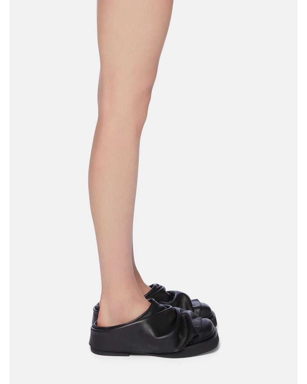 The Attico Black The Mini Robin Sabot Shoes