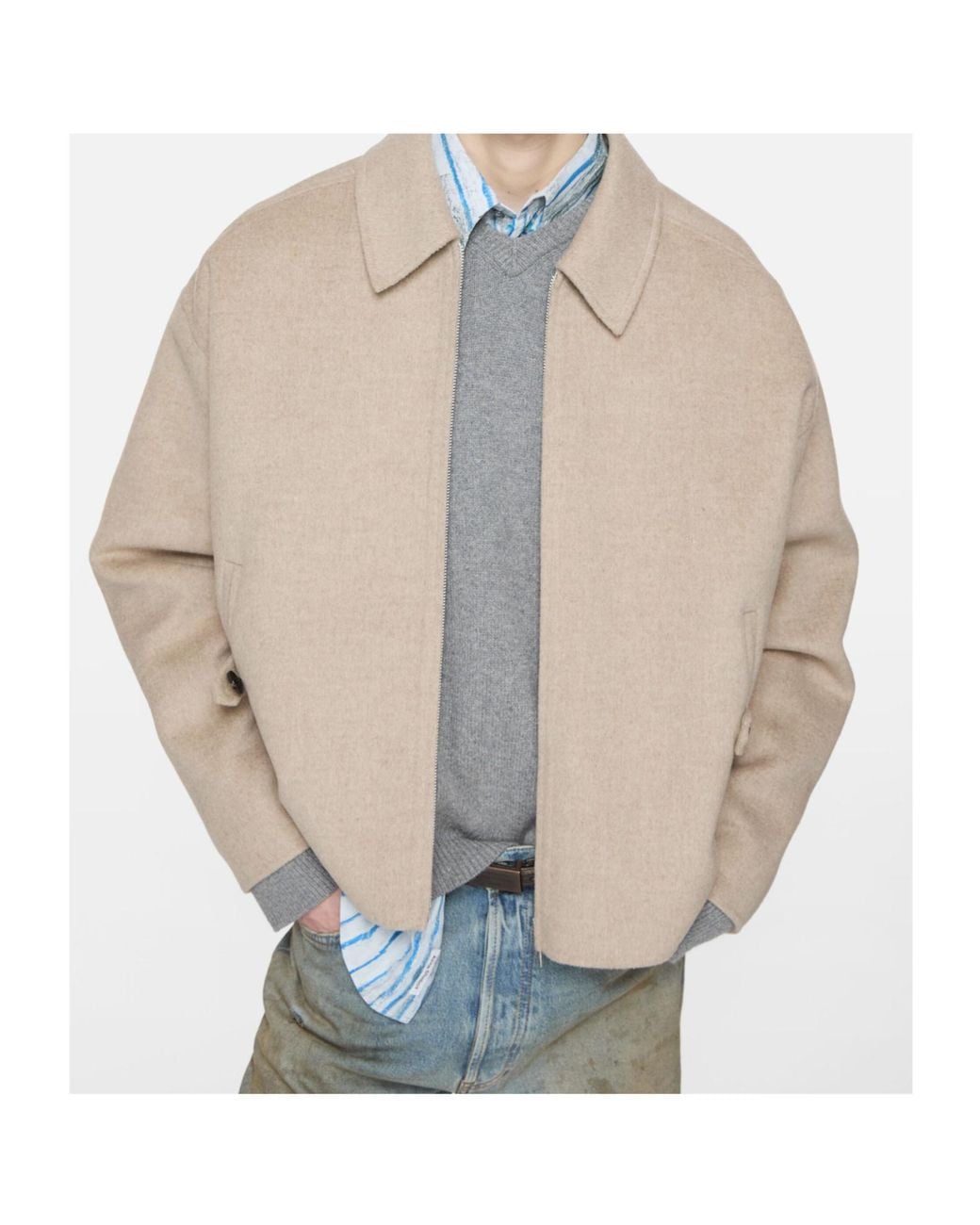 Acne Natural Jackets for men