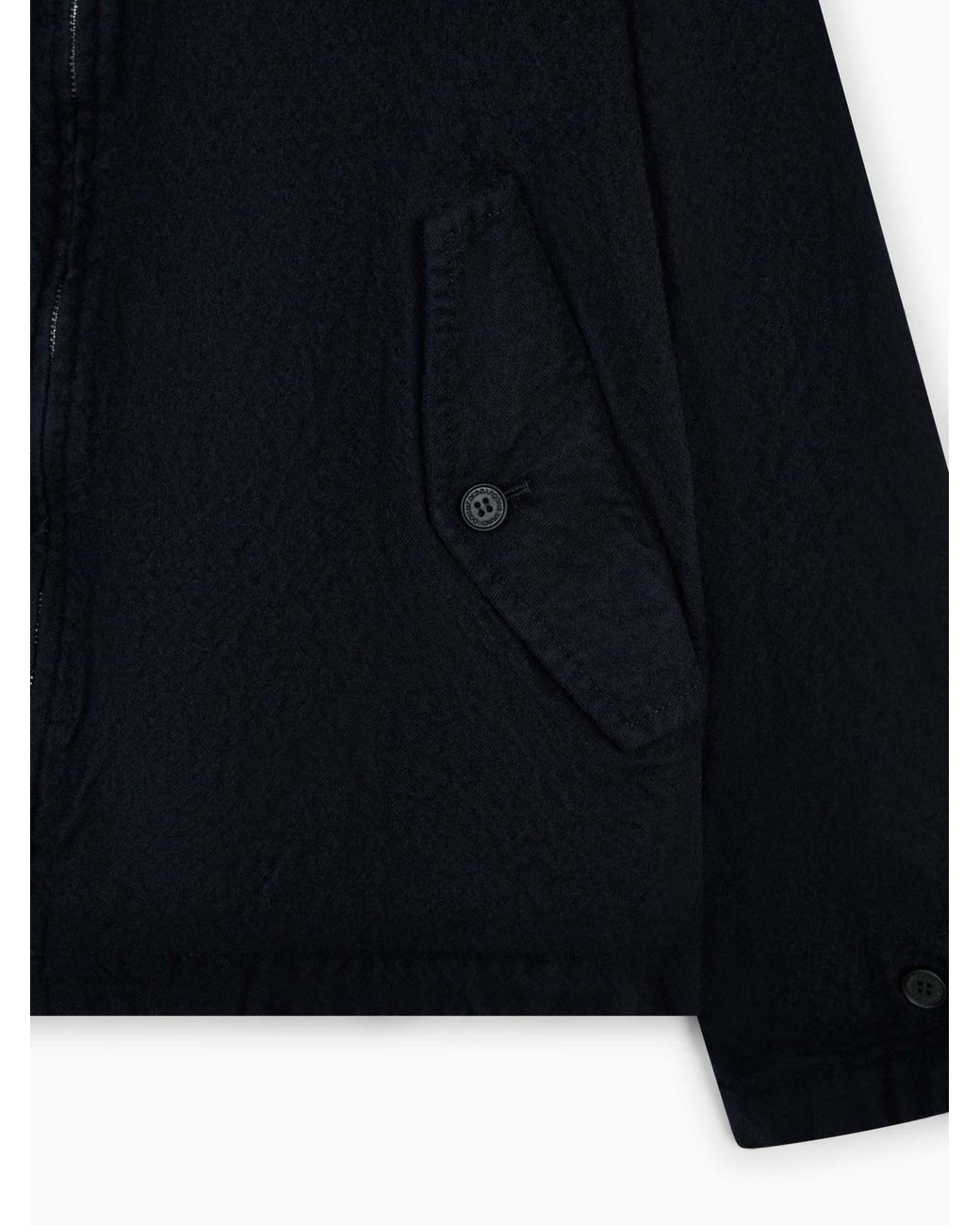 Comme des Garçons Blue Long-Sleeved Collared Jacket for men