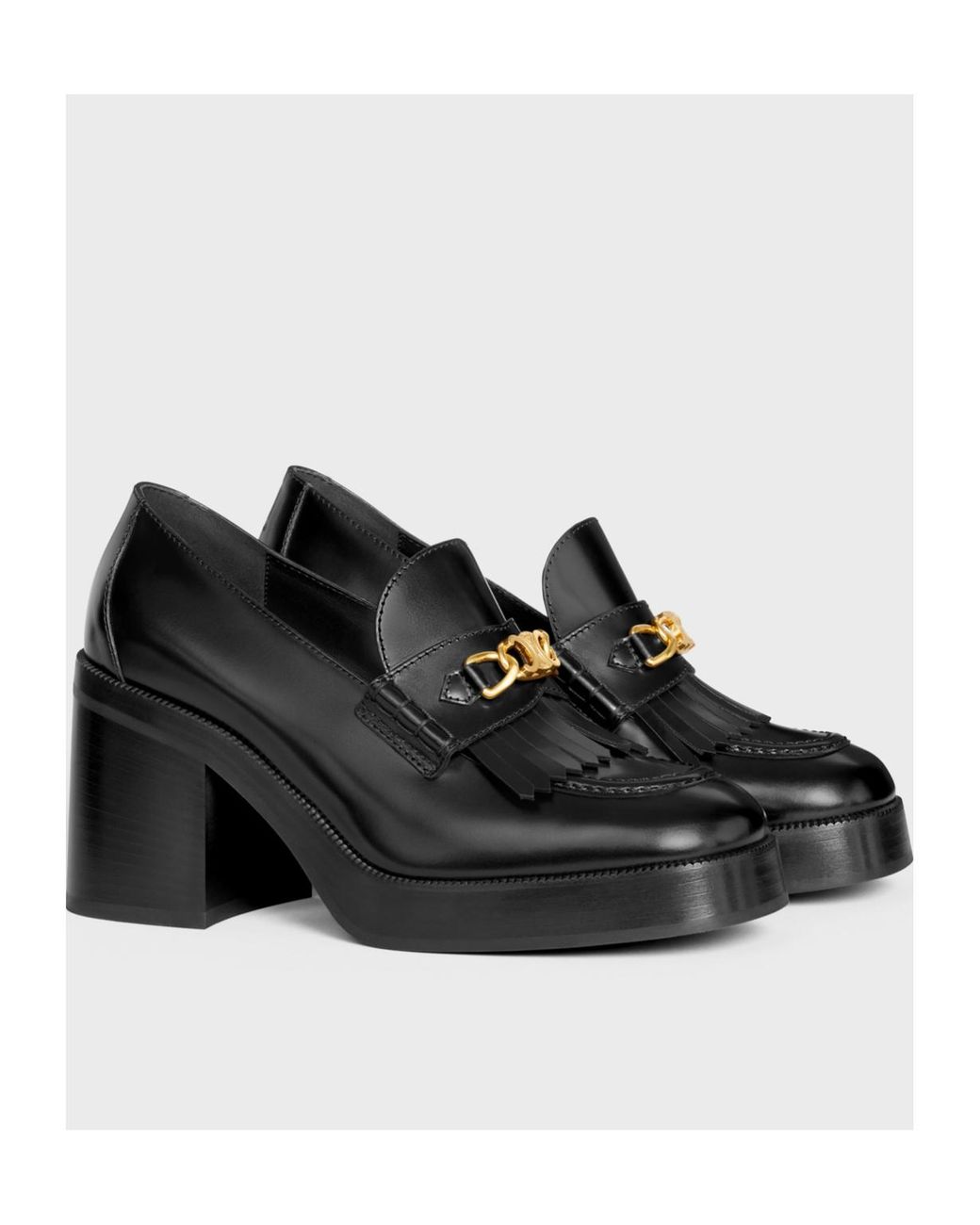 【CELINE】CELINE TESS LOAFER テス ローファー Celine Tess Loafer in Black | Lyst