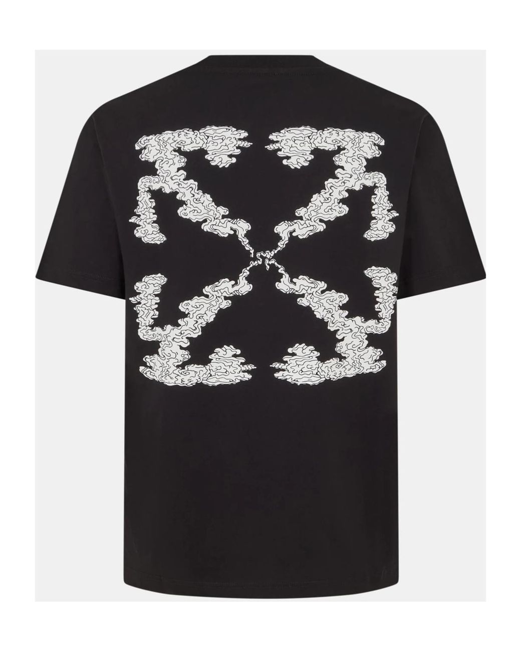 Off-White c/o Virgil Abloh Black Logo Crew Neck T-Shirt for men