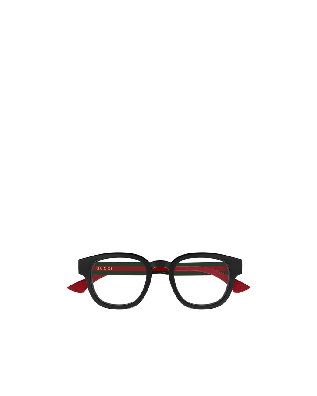 Gucci White Eyewear Round-Frame Glasses for men