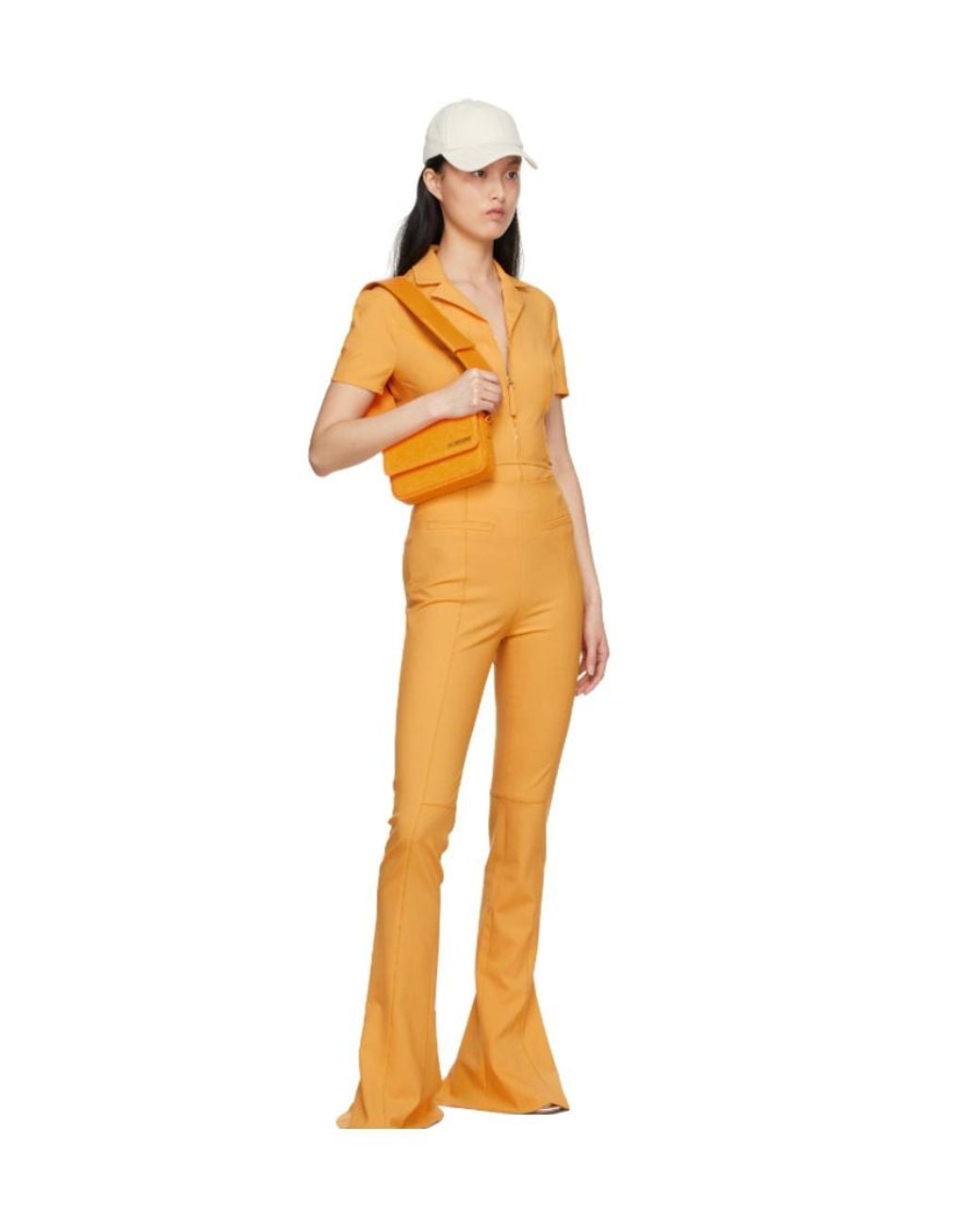 Jacquemus Orange Le Carinu Shoulder Bag