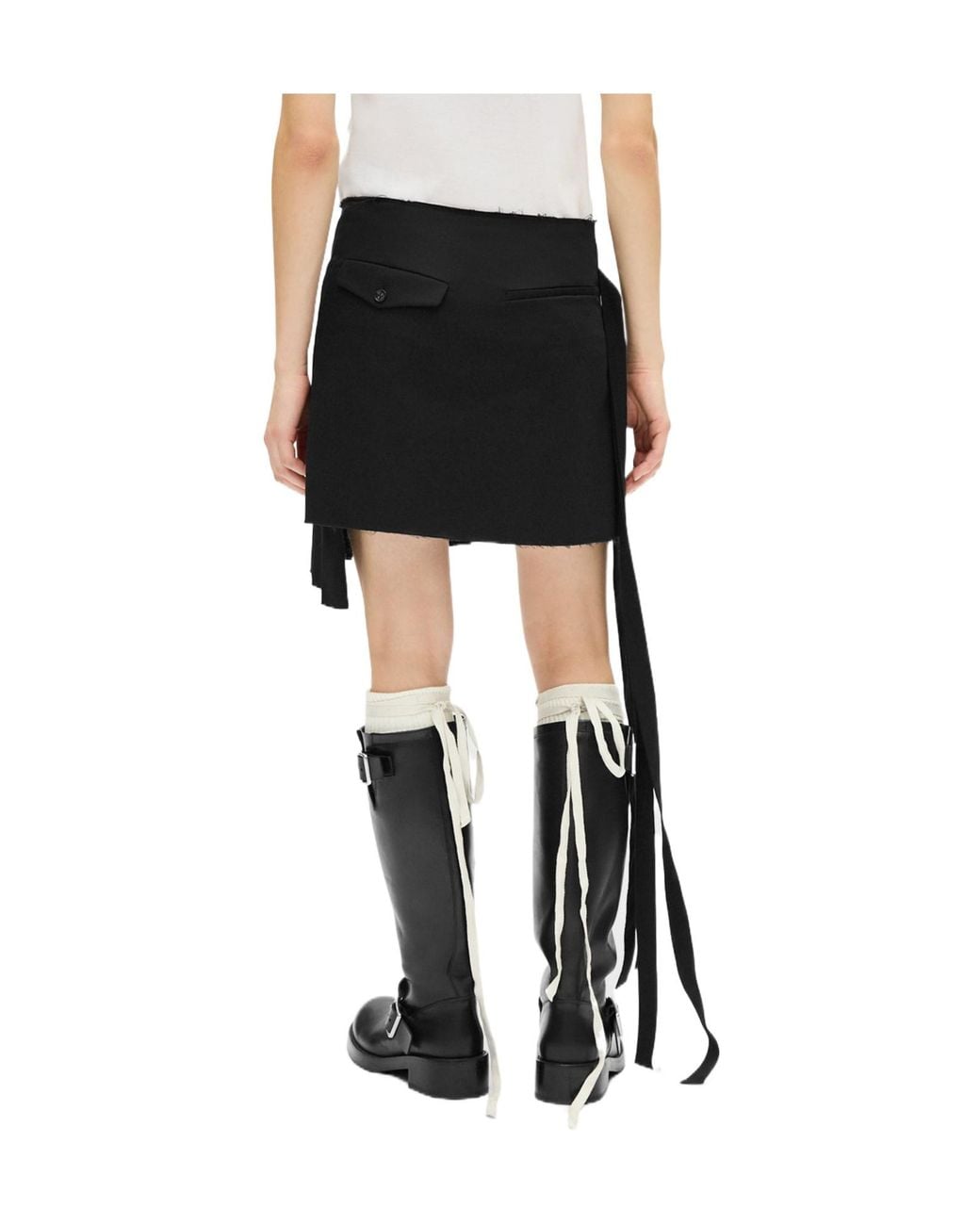Ann Demeulemeester Black Tabea Mini Skirt