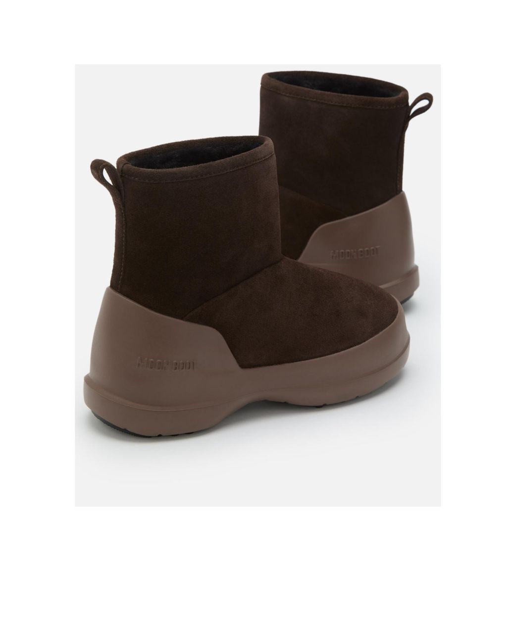 Moon Boot Brown Mezzaluna Mid Snow Boots