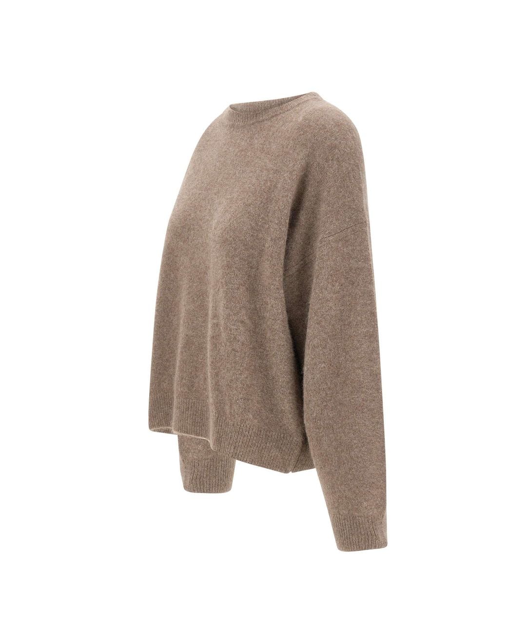 Loulou de Saison Brown Tristan Ribbed Sweater
