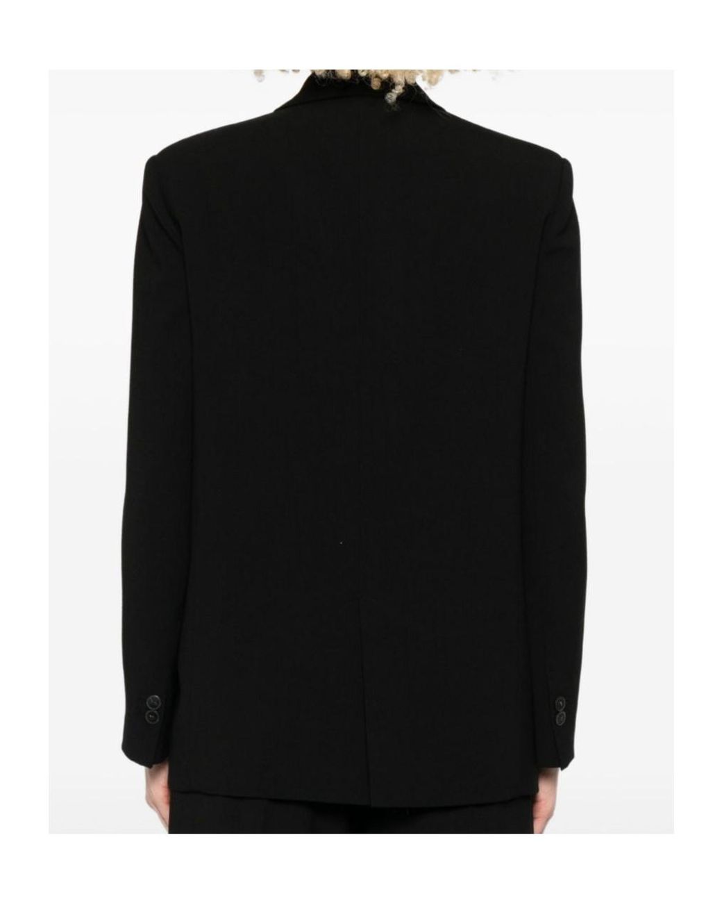 Forte_forte Black Long-Sleeved Suit Jacket