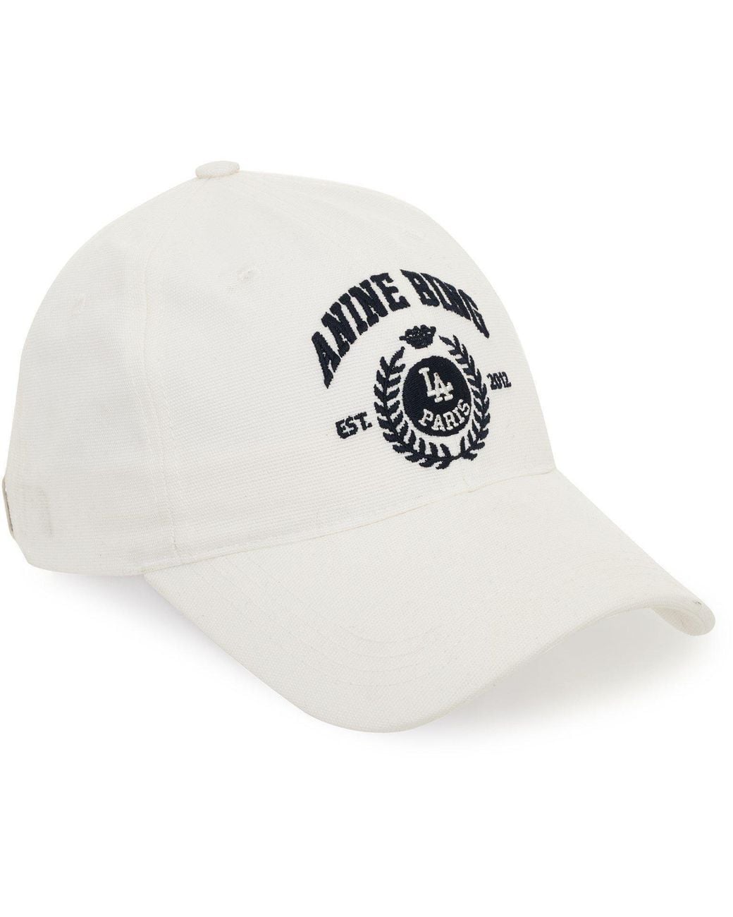 Anine Bing White Low-Key Minimalist Baseball Cap