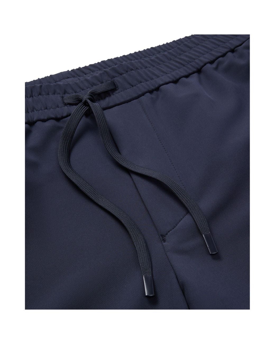 Boss Blue Solid Color Casual Pants for men
